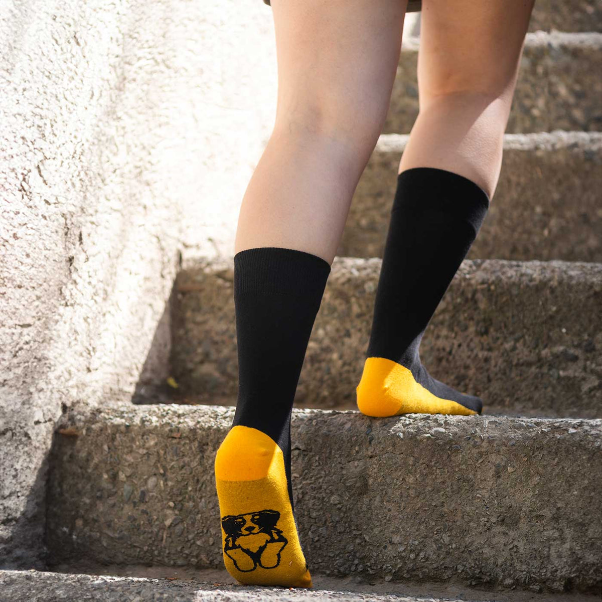 Calcetines Black Out Mode lifestyle - Love in Socks