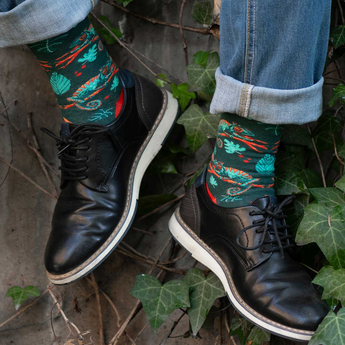 Calcetines Executive Chameleon detalle - Love in Socks