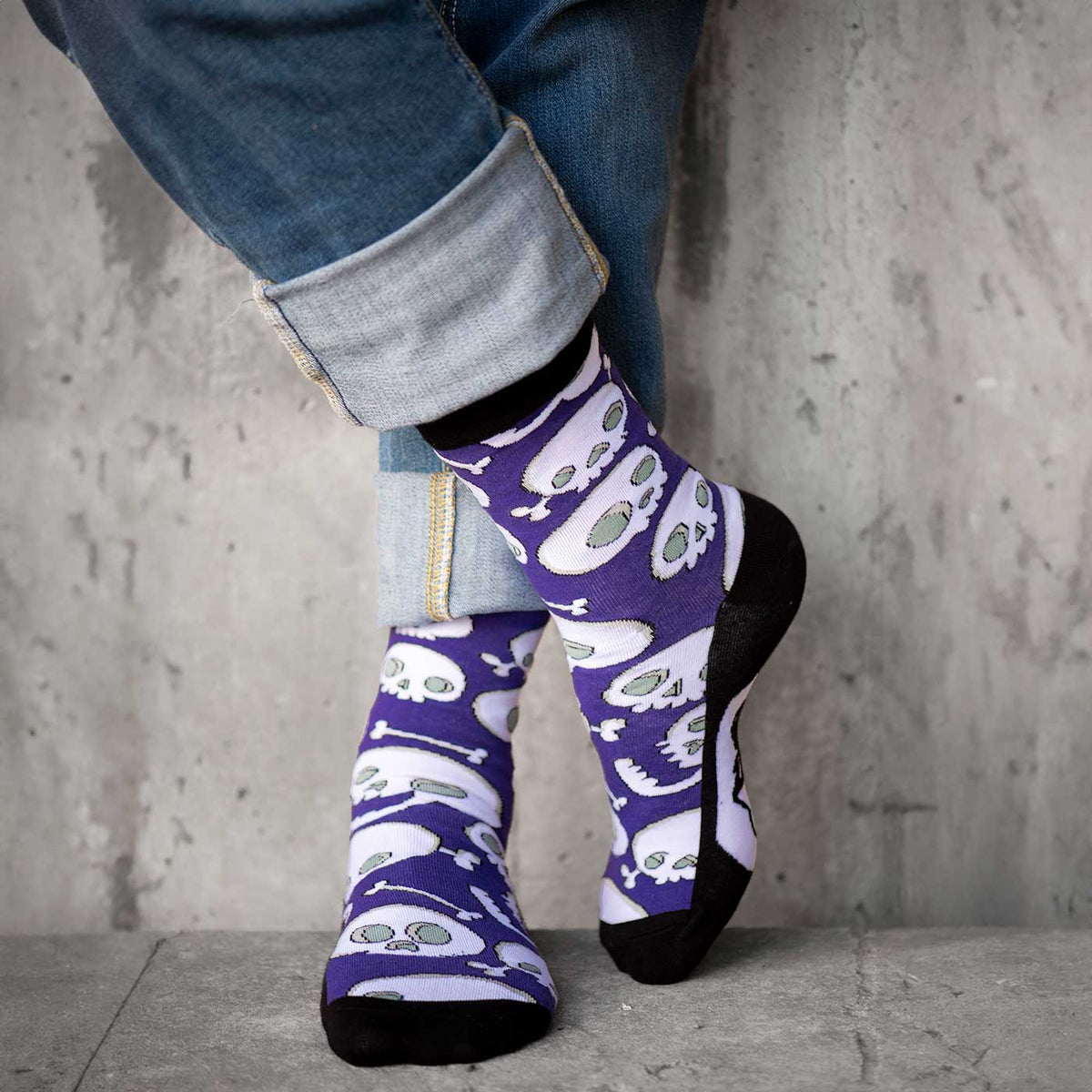 Calcetines Skull Hacker lateral - Love in Socks