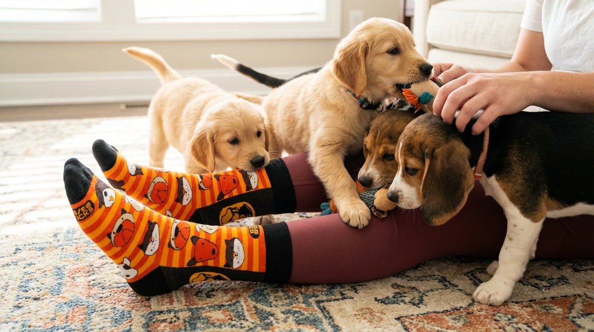 Calcetines Puppy Love lateral - Love in Socks