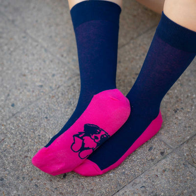 Calcetines Deep Blue lateral - Love in Socks