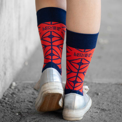 Calcetines Red Catedral lateral - Love in Socks