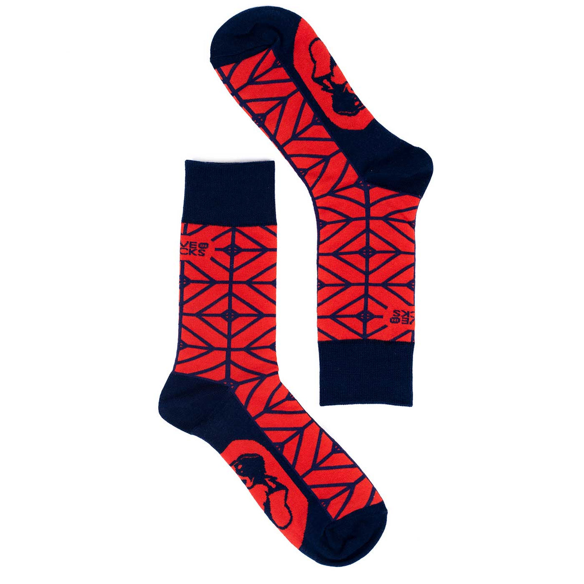 Calcetines Red Catedral detalle - Love in Socks